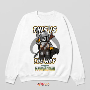 Brick-Built Warrior LEGO Mando Art Sweatshirt