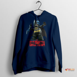 Brick Heroes The Batman Lego Art Navy Hoodie