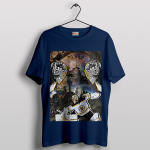 Bruins Guardian Tuukka Rask Graphic Navy T-Shirt