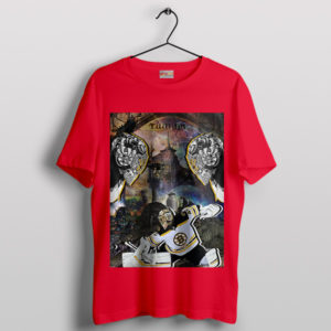 Bruins Guardian Tuukka Rask Graphic Red T-Shirt