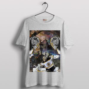 Bruins Guardian Tuukka Rask Graphic Sport Grey T-Shirt