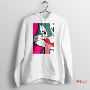 Bugs' Bunny After Hours Playboy White Hoodie