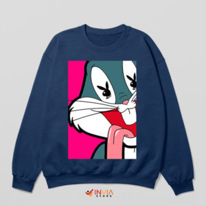 Bugs' Bunny Boudoir Playboy Navy Sweatshirt