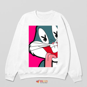 Bugs' Bunny Boudoir Playboy White Sweatshirt