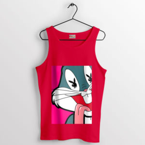 Bugs' Bunny Club Playboy Style Red Tank Top