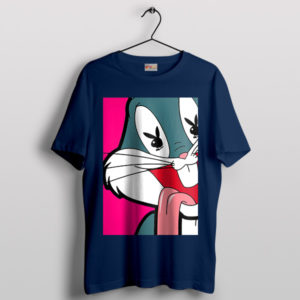 Bugs Bunny in the Mansion Playboy Navy T-Shirt