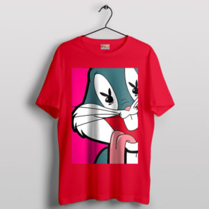 Bugs Bunny in the Mansion Playboy Red T-Shirt