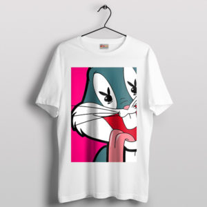 Bugs Bunny in the Mansion Playboy White T-Shirt