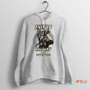 Building Bounty LEGO Mando Mandalorian Sport Grey Hoodie