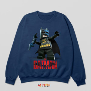 Building Justice The Batman Lego Navy Sweatshirt