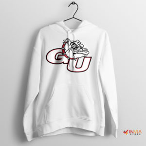 Bulldog Madness Ready Gonzaga Basketball White Hoodie