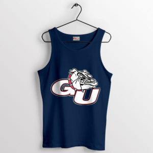 Bulldog Nation Gonzaga Basketball Navy Tank Top