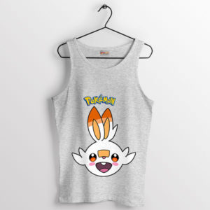 Burning Bounce Scorbunny Rabbit Sport Grey Tank Top