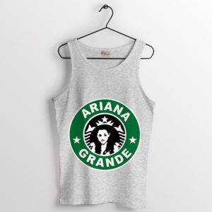 Caffeine Couture Ariana Coffee Grande Sport Grey Tank Top