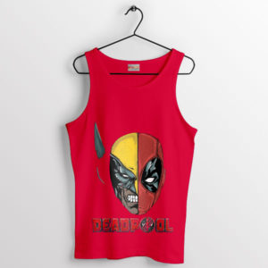Carnage Wolverine and Deadpool Red Tank Top