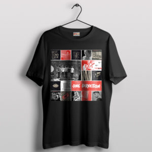 Celebrate 1D's Journey All Albums Black T-Shirt