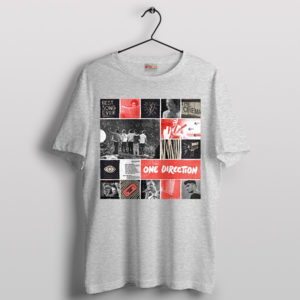 Celebrate 1D's Journey All Albums Sport Grey T-Shirt