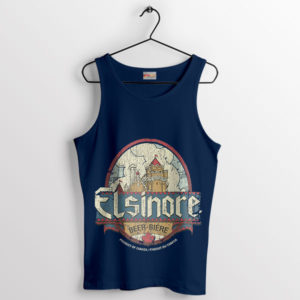 Celebrate with Elsinore Beer's 1983 Navy Tank Top