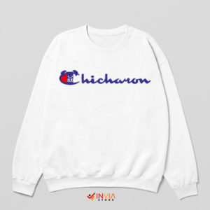 Champion Flavor Chicharrón Dish White Sweatshirt