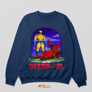 Cheeky Heroes Mutant Butt Navy Sweatshirt
