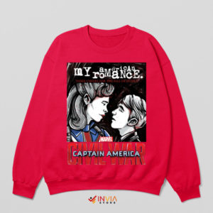 Chemical Romance Peggy and Rogers Red Sweatshirt