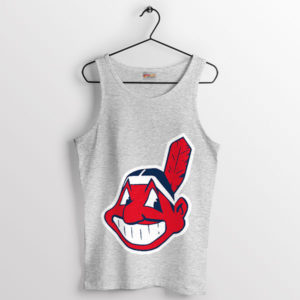 Chief Wahoo Beloved Symbol of Cleveland Sport Grey Tank Top