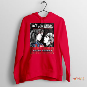 Cinematic Romance Peggy and Rogers Red Hoodie