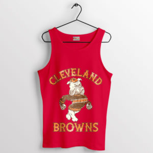 Classic Dawg Pound Style Browns Red Tank Top
