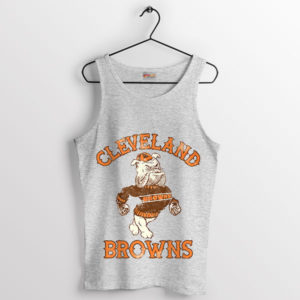 Classic Dawg Pound Style Browns Sport Grey Tank Top