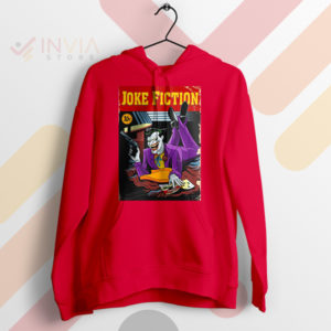 Classic Joker Comic Poster Pulp Fiction Red Hoodie