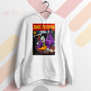 Classic Joker Comic Poster Pulp Fiction White Hoodie