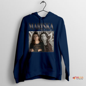 Classic Mariska Hargitay 90s Vintage Navy Hoodie