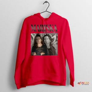Classic Mariska Hargitay 90s Vintage Red Hoodie