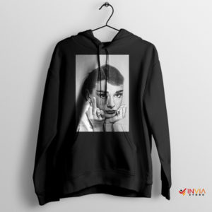 Classic Rebel Audrey's Vintage Gesture Black Hoodie