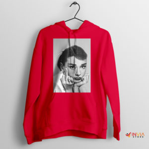 Classic Rebel Audrey's Vintage Gesture Red Hoodie