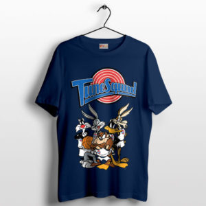 Classic Tune Squad Space Jam Characters Navy T-Shirt