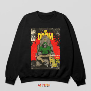 Comic Conqueror MF Doom Black Sweatshirt