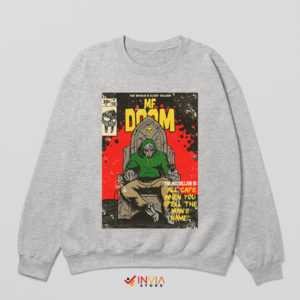 Comic Conqueror MF Doom Sport Grey Sweatshirt