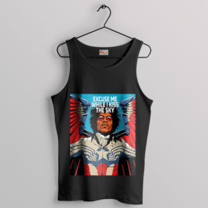 Comic Purple Haze Jimi Hendrix Tank Top