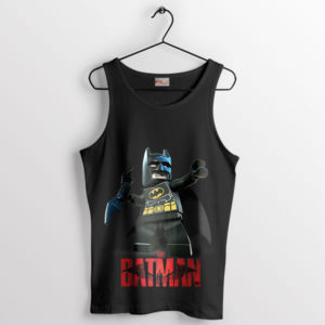 Constructing Justice Batman Lego Style Black Tank Top