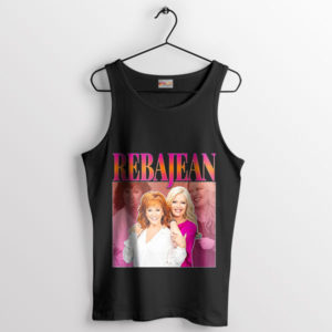 Country Queen Reba Jean McEntire 90's Black Tank Top