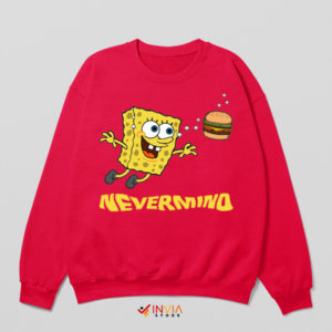 Cover Grunge SpongeBob's Nevermind Red Sweatshirt