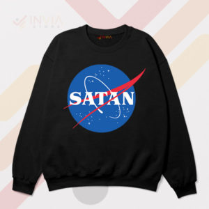 Dark Lord NASA Parody Satan Black Sweatshirt