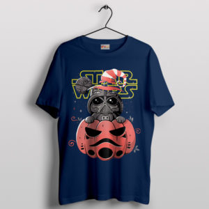 Darth Vader's Dark Halloween Gift Navy T-Shirt