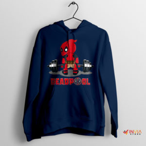 Deadpool's Gym Maximum Effort Navy Hoodie
