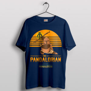 Defender of the Galaxy POO Mandalorian Navy T-Shirt