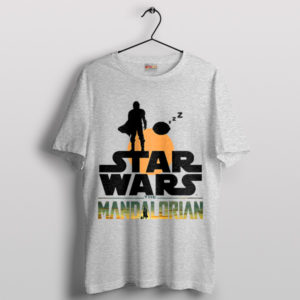 Desert Galaxy The Mandalorian Sunset Sport Grey T-Shirt