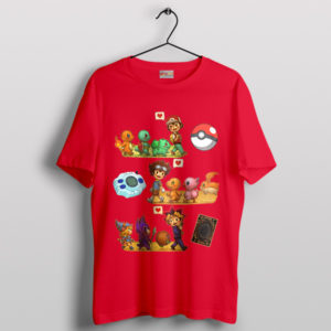 Digimon Pokemon and Yu-Gi-Oh Game T-Shirt