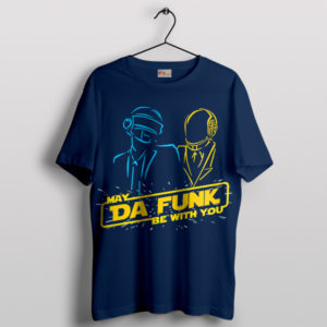 Disco Droids Daft Punk Be With You Navy T-Shirt