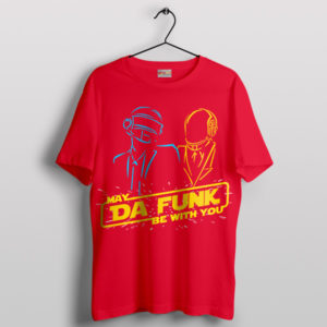 Disco Droids Daft Punk Be With You Red T-Shirt
